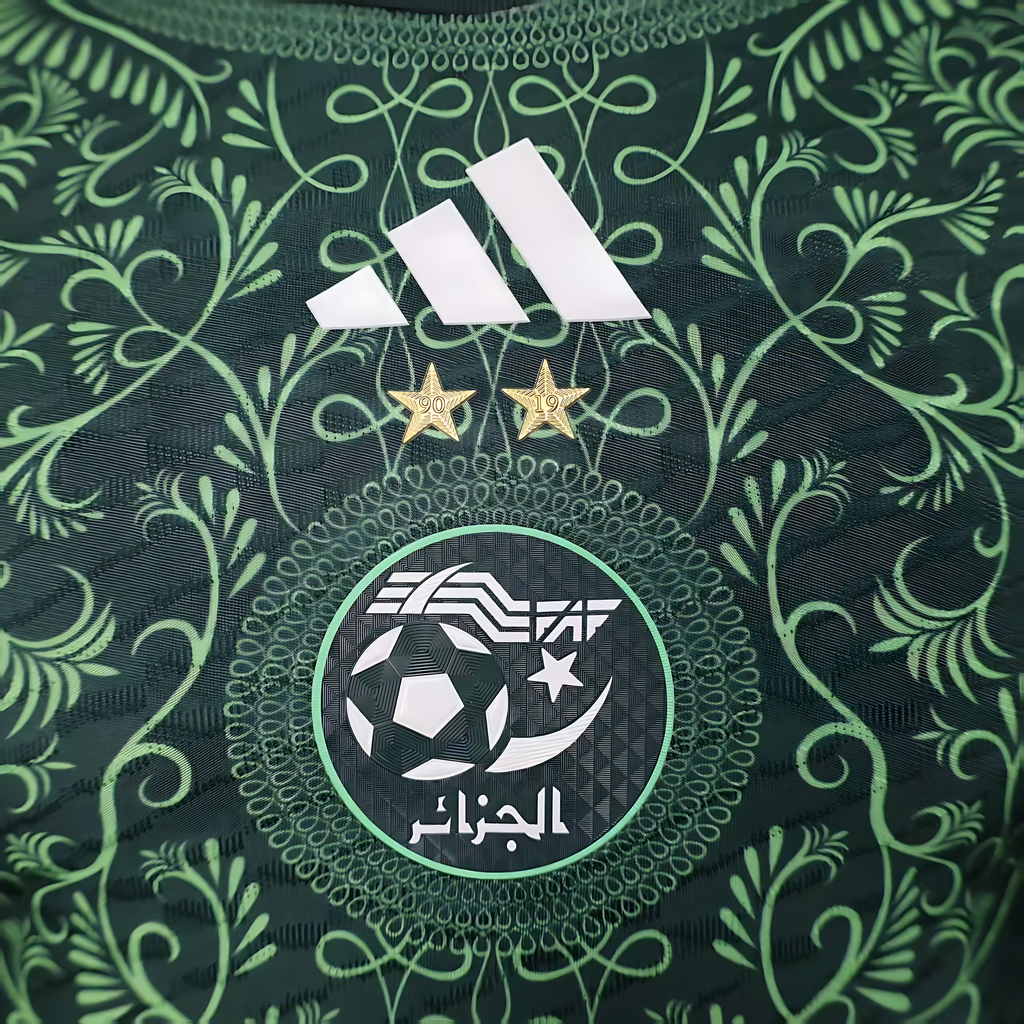 Algeria 2025-26 Green Special Edition Football Shirt Player Edition