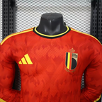 2026 Belgium World Cup Home Long Sleeve Football jersey Player version