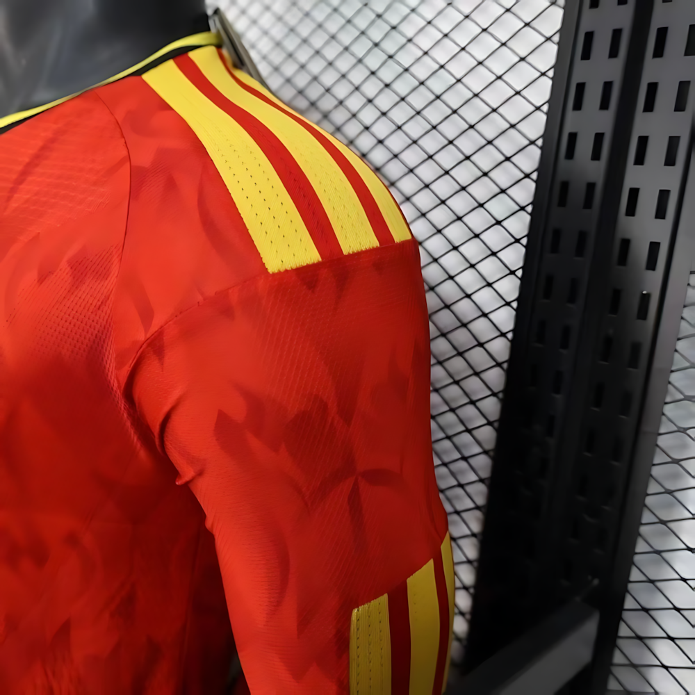 2026 Belgium World Cup Home Long Sleeve Football jersey Player version