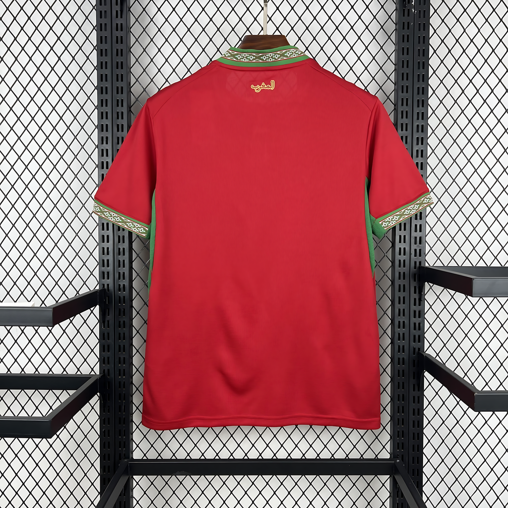 2026 Morocco National Team Home Fan Edition Short-Sleeve Soccer Jersey World Cup