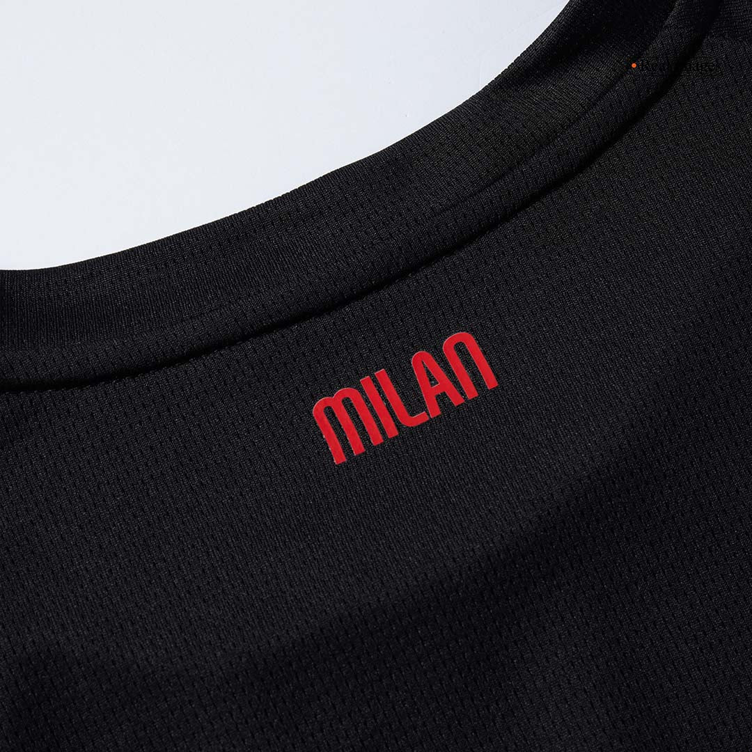 2025–2026 Season AC Milan Home Football Jersey, Short Sleeve, Red and Black Colorway