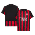2025–2026 Season AC Milan Home Football Jersey, Short Sleeve, Red and Black Colorway
