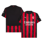 2025–2026 Season AC Milan Home Football Jersey, Short Sleeve, Red and Black Colorway