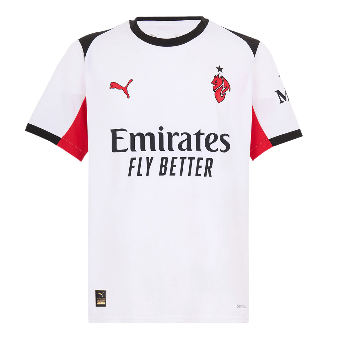 AC Milan Away Jersey 2025-2026 Season, Official Apparel