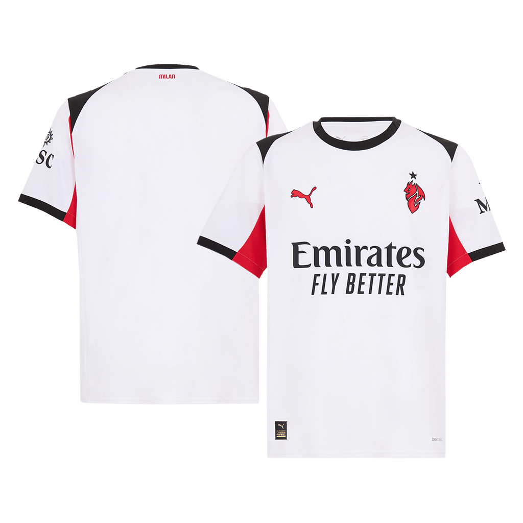 AC Milan Away Jersey 2025-2026 Season, Official Apparel