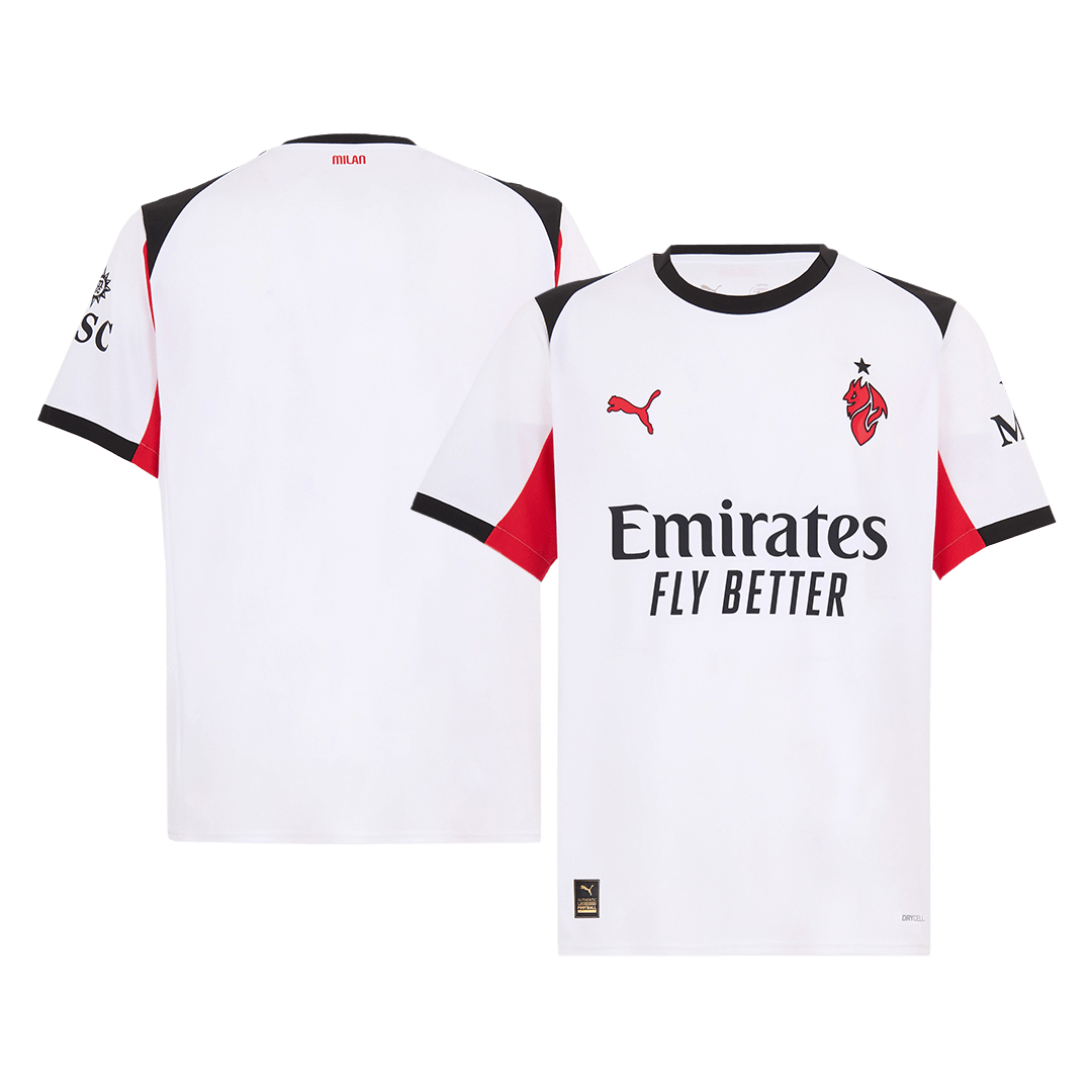 AC Milan Away Jersey 2025-2026 Season, Official Apparel
