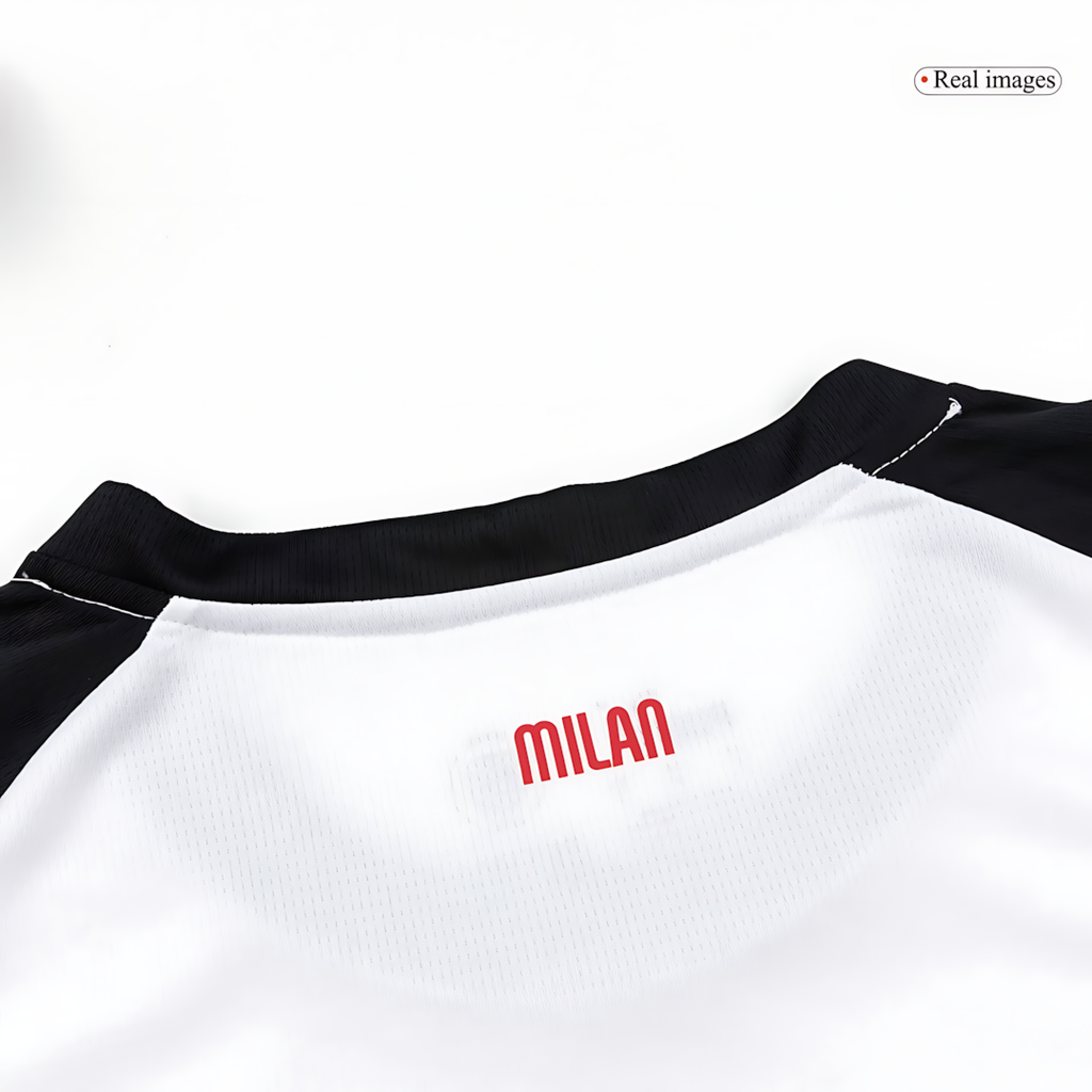 AC Milan 2025-2026 Season Away Long Sleeve Soccer Jersey, Official Apparel