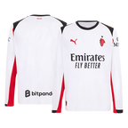 AC Milan 2025-2026 Season Away Long Sleeve Soccer Jersey, Official Apparel