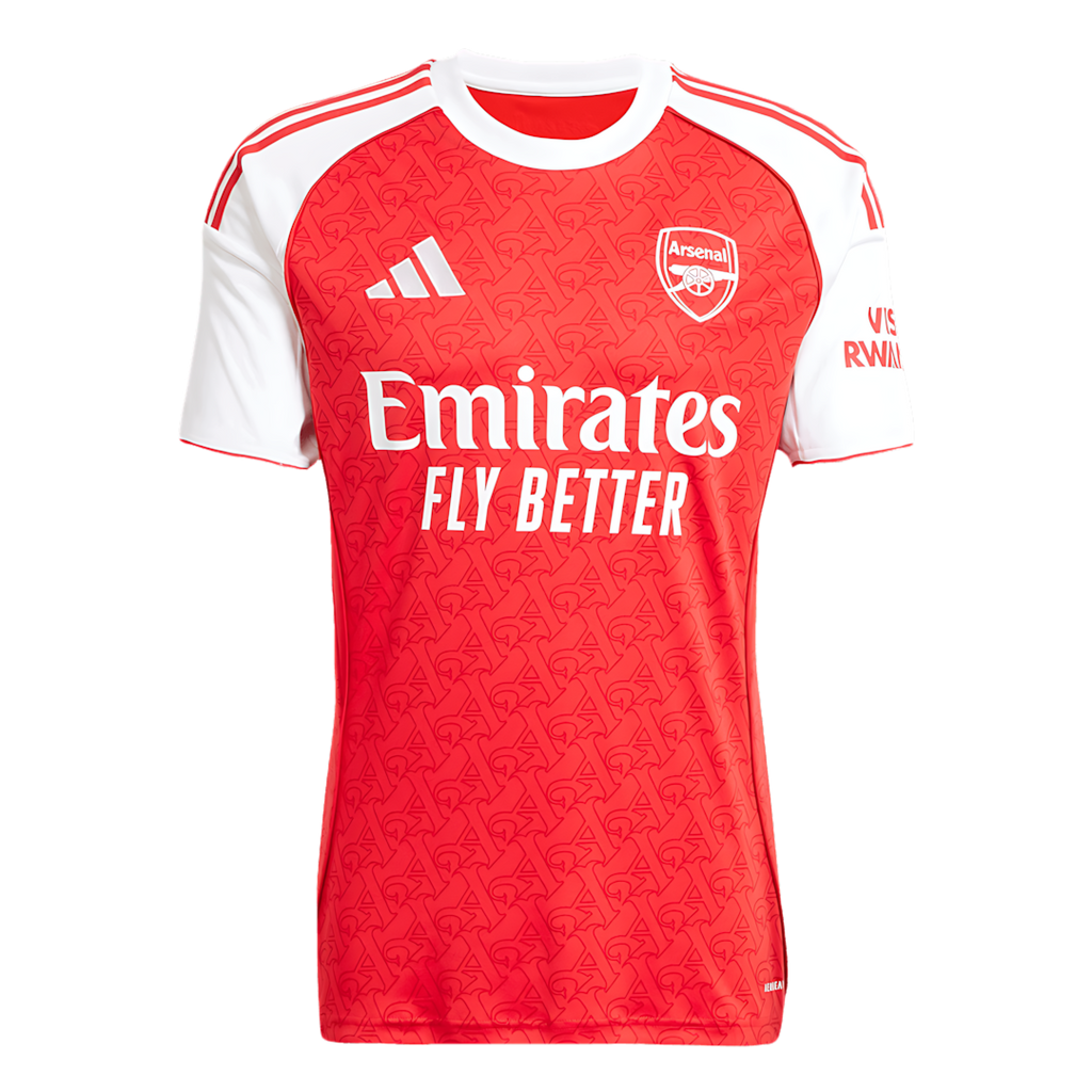 Arsenal Red & White Away Soccer Jersey 2025-2026 Season