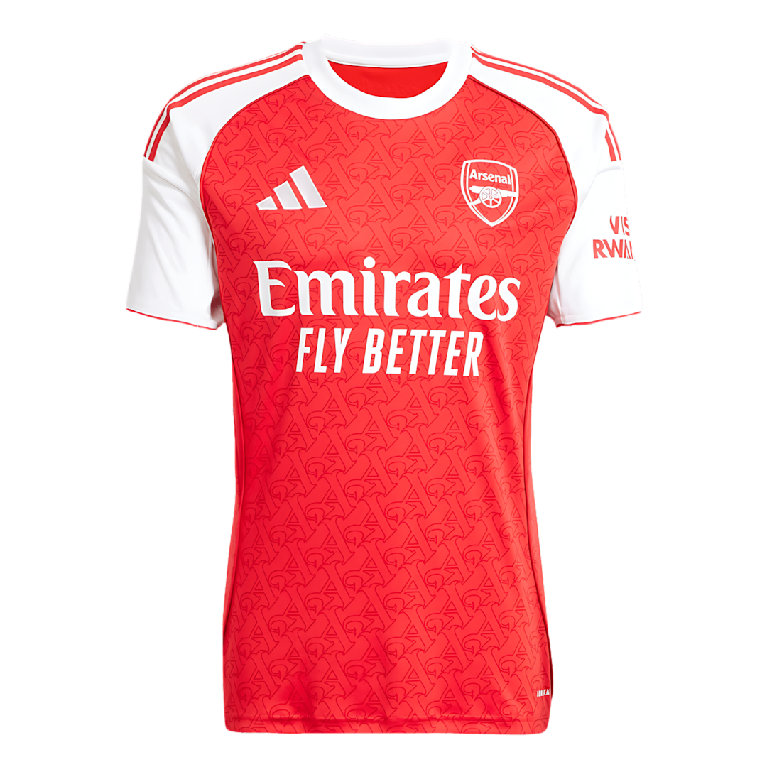 Arsenal Red & White Away Soccer Jersey 2025-2026 Season