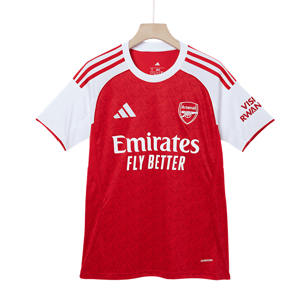 Arsenal Red & White Away Soccer Jersey 2025-2026 Season