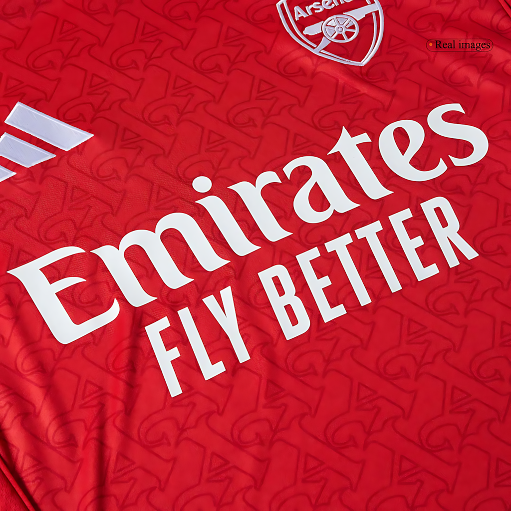 Arsenal Red & White Away Soccer Jersey 2025-2026 Season
