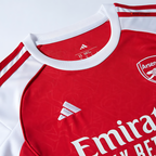 Arsenal 2025-2026 Season Away Red & White Short Football Kit, Official Apparel