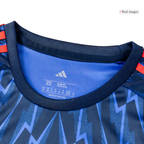 Arsenal 2025-2026 Season Away Blue Short Sleeve Football Kit, Official Apparel