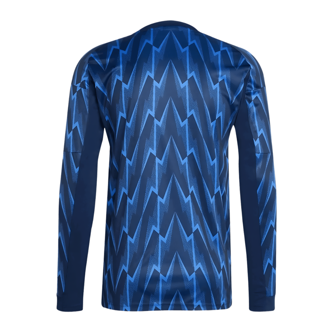 Arsenal 2025-2026 Season Home Blue Long Sleeve Soccer Jersey, Official Apparel