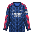 Arsenal 2025-2026 Season Home Blue Long Sleeve Soccer Jersey, Official Apparel