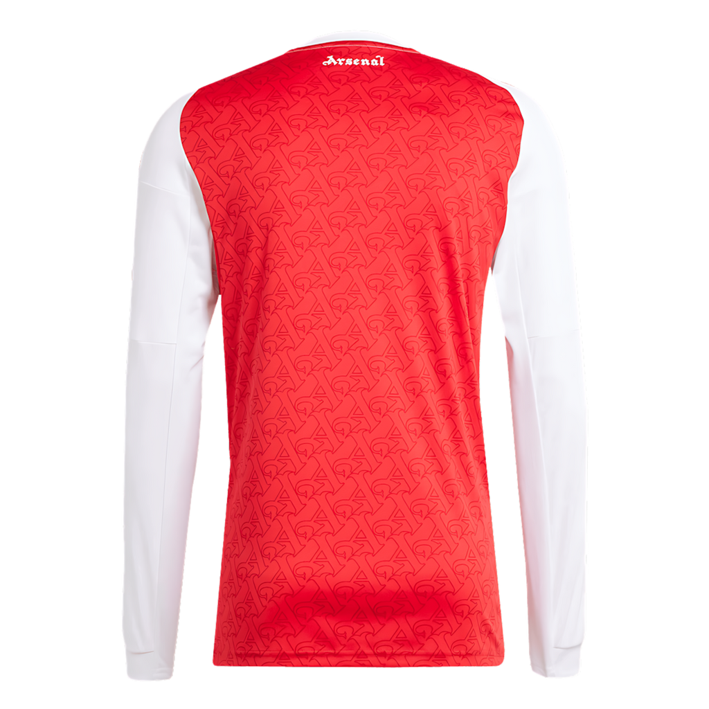 Arsenal 2025-2026 Season Home Long Sleeve Soccer Jersey, Official Apparel