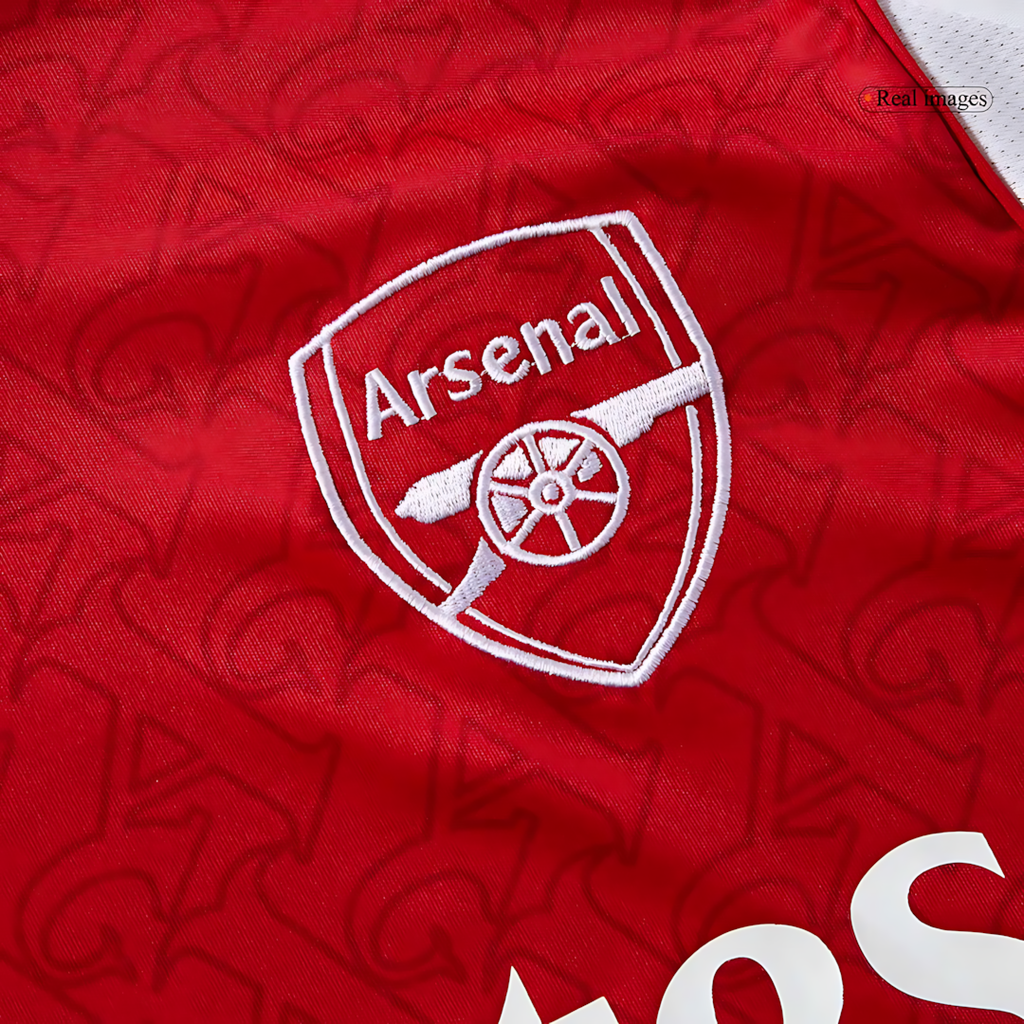 Arsenal 2025-2026 Season Home Long Sleeve Soccer Jersey, Official Apparel