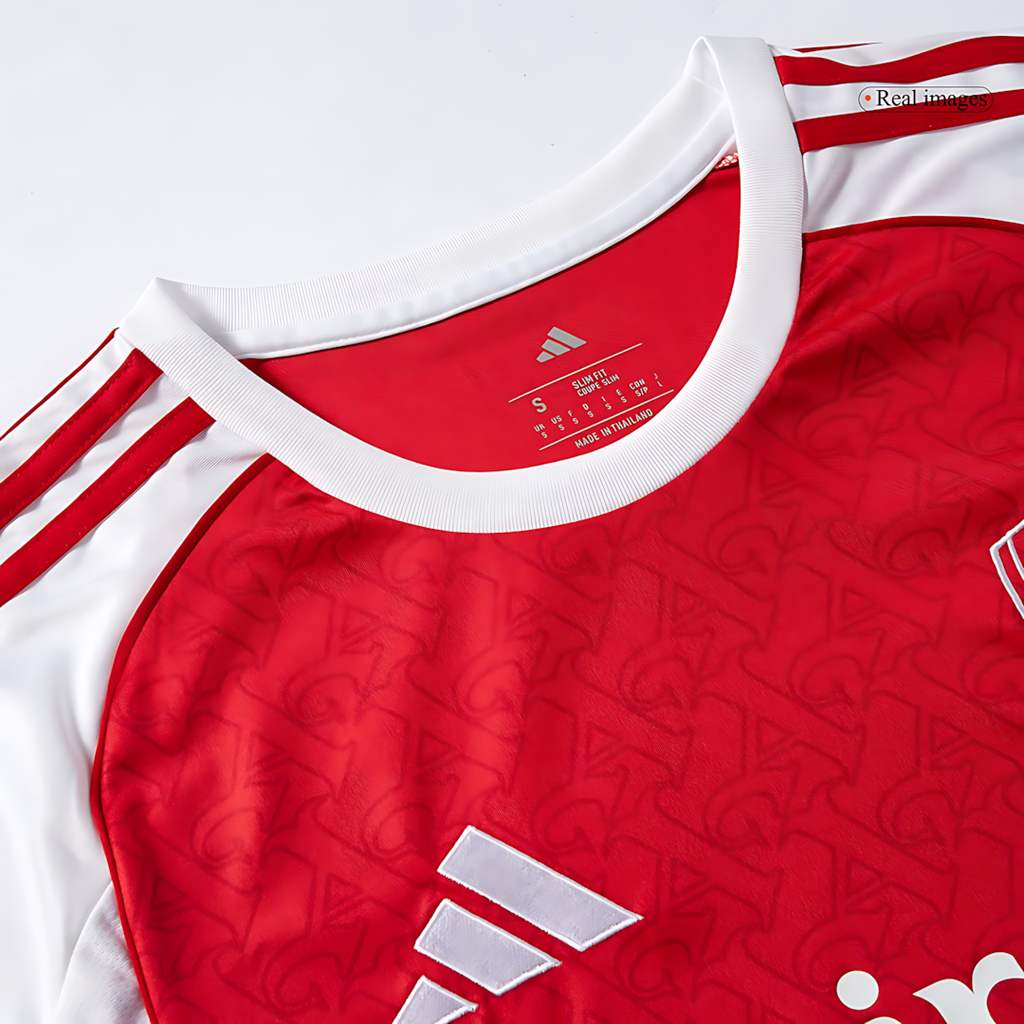 Arsenal 2025-2026 Season Home Long Sleeve Soccer Jersey, Official Apparel