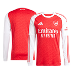 Arsenal 2025-2026 Season Home Long Sleeve Soccer Jersey, Official Apparel