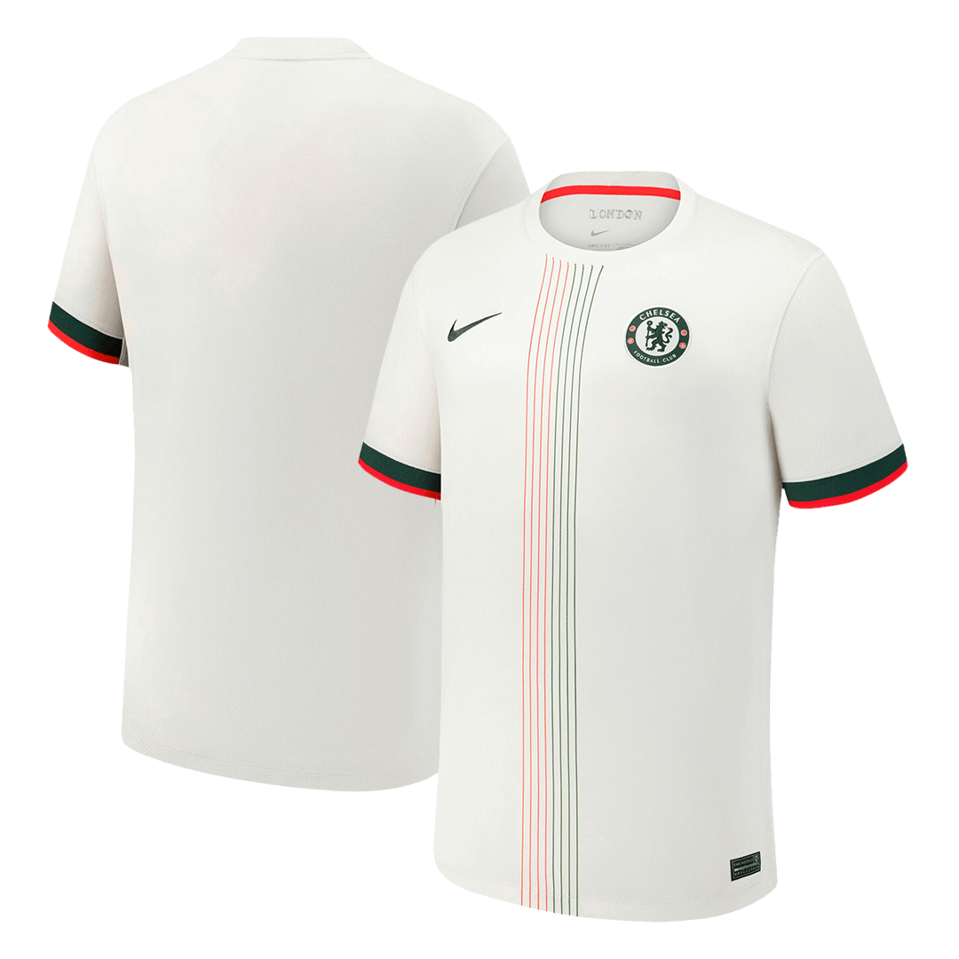 Chelsea 2025-2026 Season Away White Short Sleeve Soccer Jersey