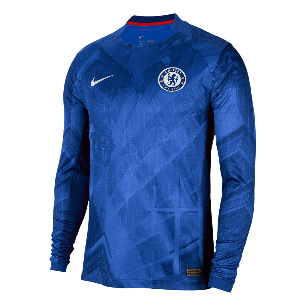 Chelsea Blue Long Sleeve Official Soccer Jersey 2025-2026 Season