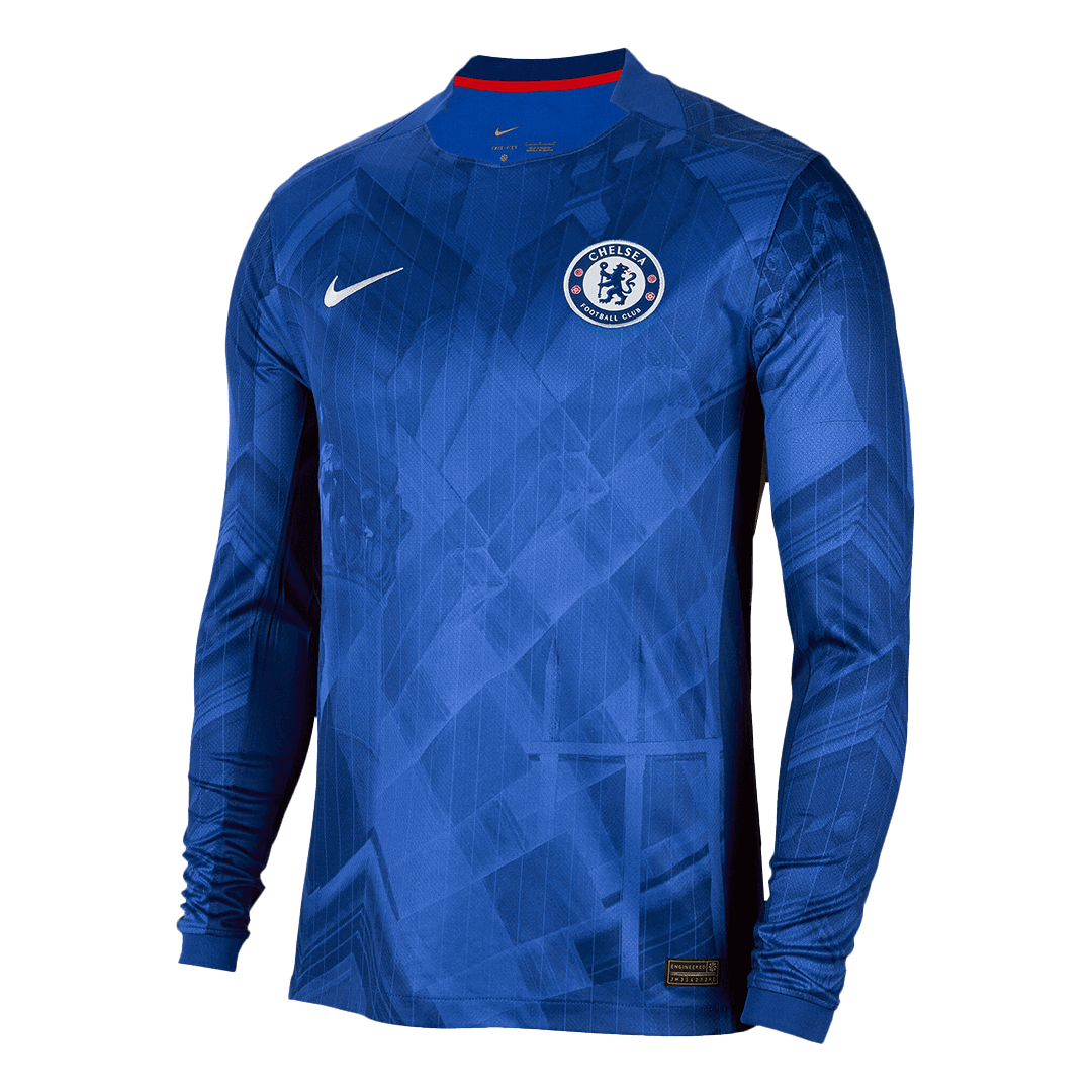 Chelsea Blue Long Sleeve Official Soccer Jersey 2025-2026 Season