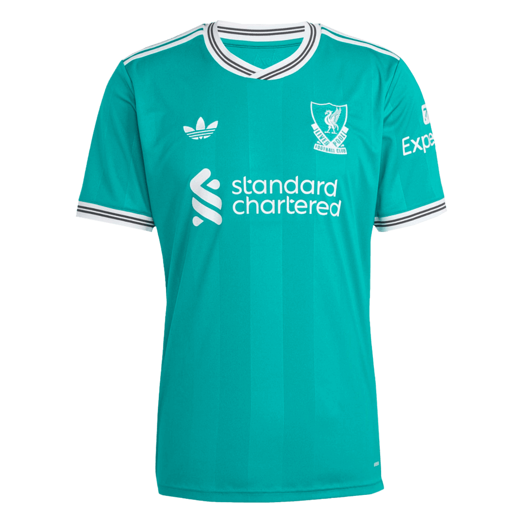Liverpool 2025-2026 Third Away Green Football Jersey, Unisex