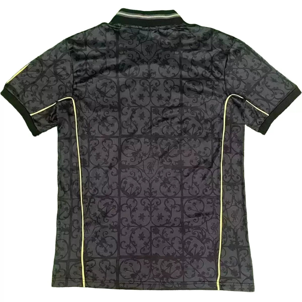 2025-2026 Liverpool Special Edition Player Version Football Jersey, Black and Gold Colorway