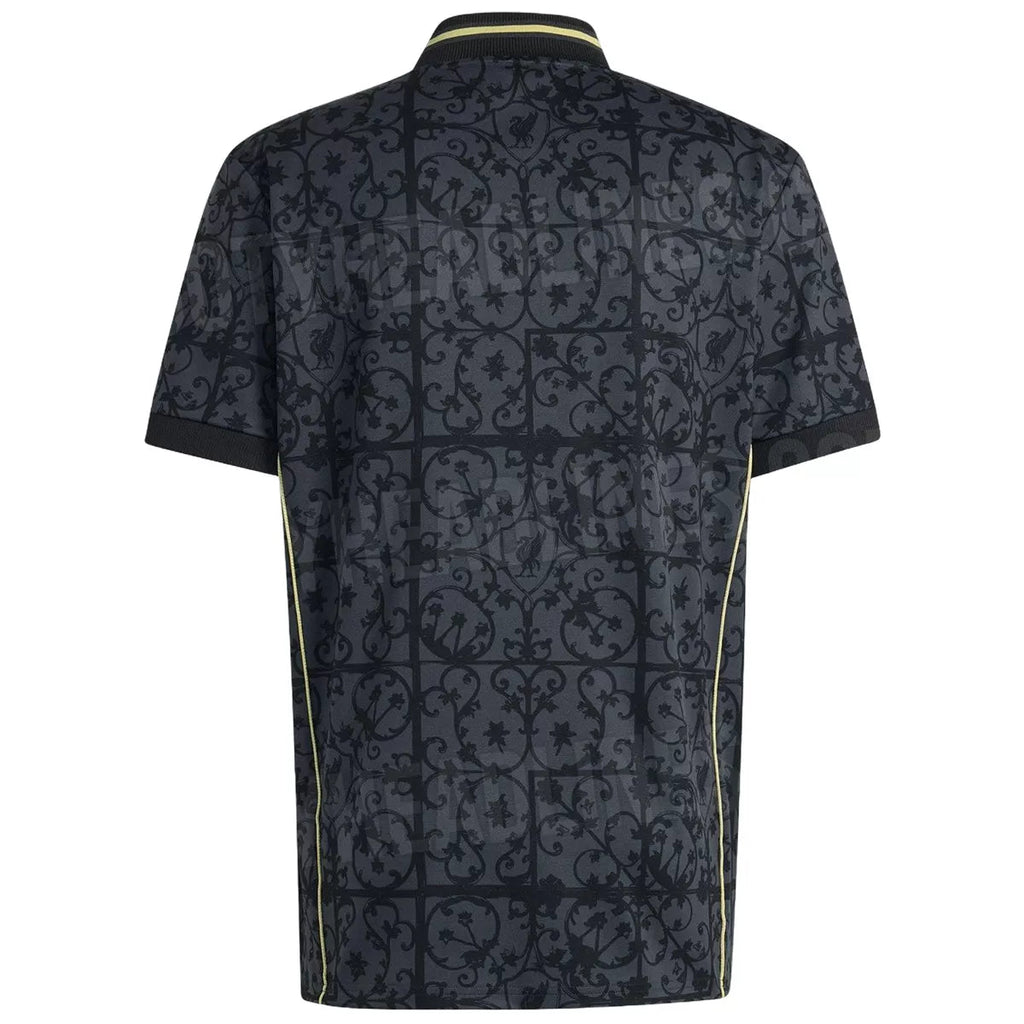 2025-2026 Liverpool Special Edition Player Version Football Jersey, Black and Gold Colorway