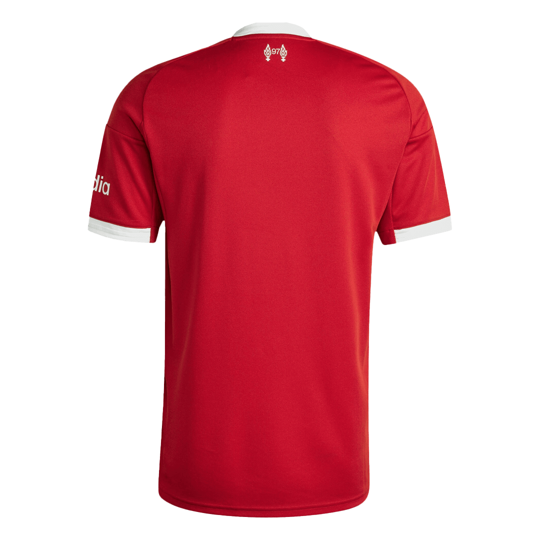 Liverpool Home Red Football Jersey 2025-2026, Classic Red and White Colorway