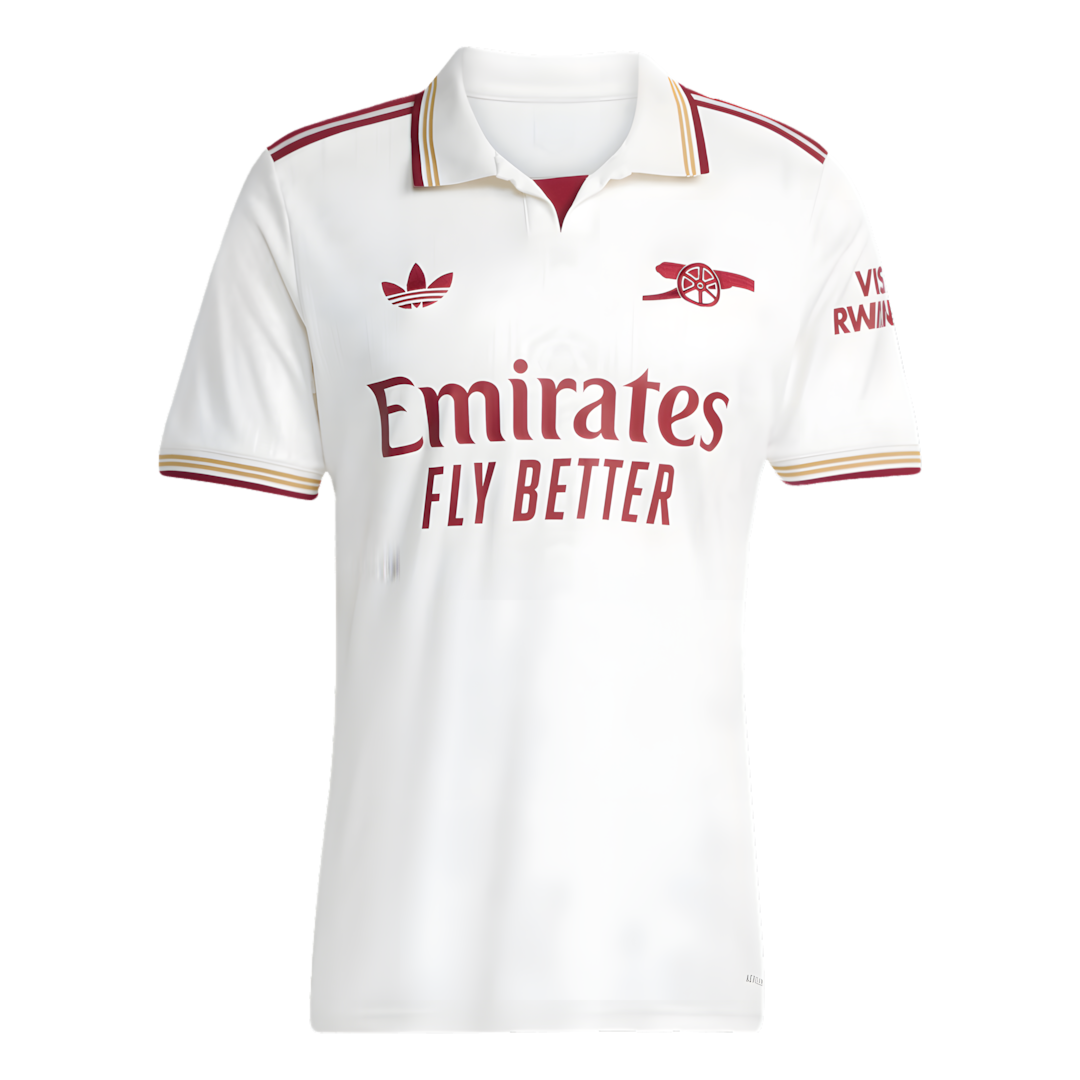Arsenal 2025-2026 Third Away Short Sleeve Football Jersey, Fan Version