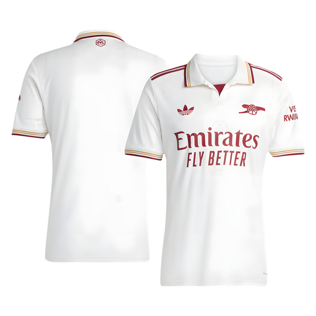 Arsenal 2025-2026 Third Away Short Sleeve Football Jersey, Fan Version