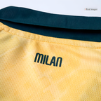 AC Milan 2025-26 Third Away Yellow Football Jersey, Fan Version