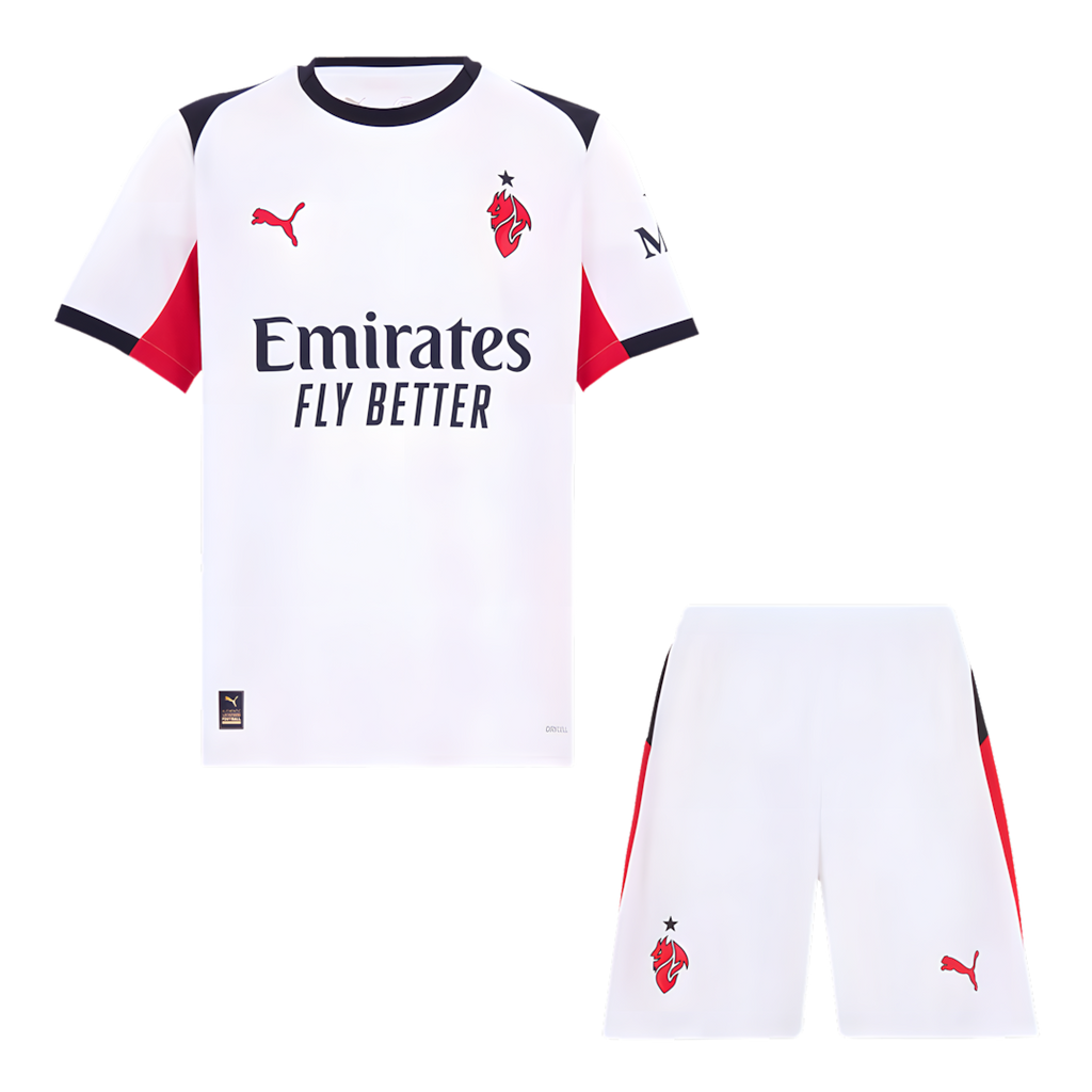 AC Milan Away Soccer Jersey 25-26 (Jersey+Shorts+)