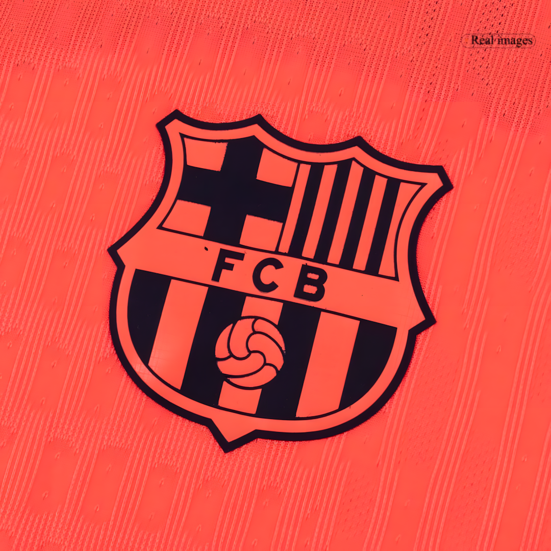 Barcelona 2025-2026 Third Away Short Sleeve Football Jersey, Player Version