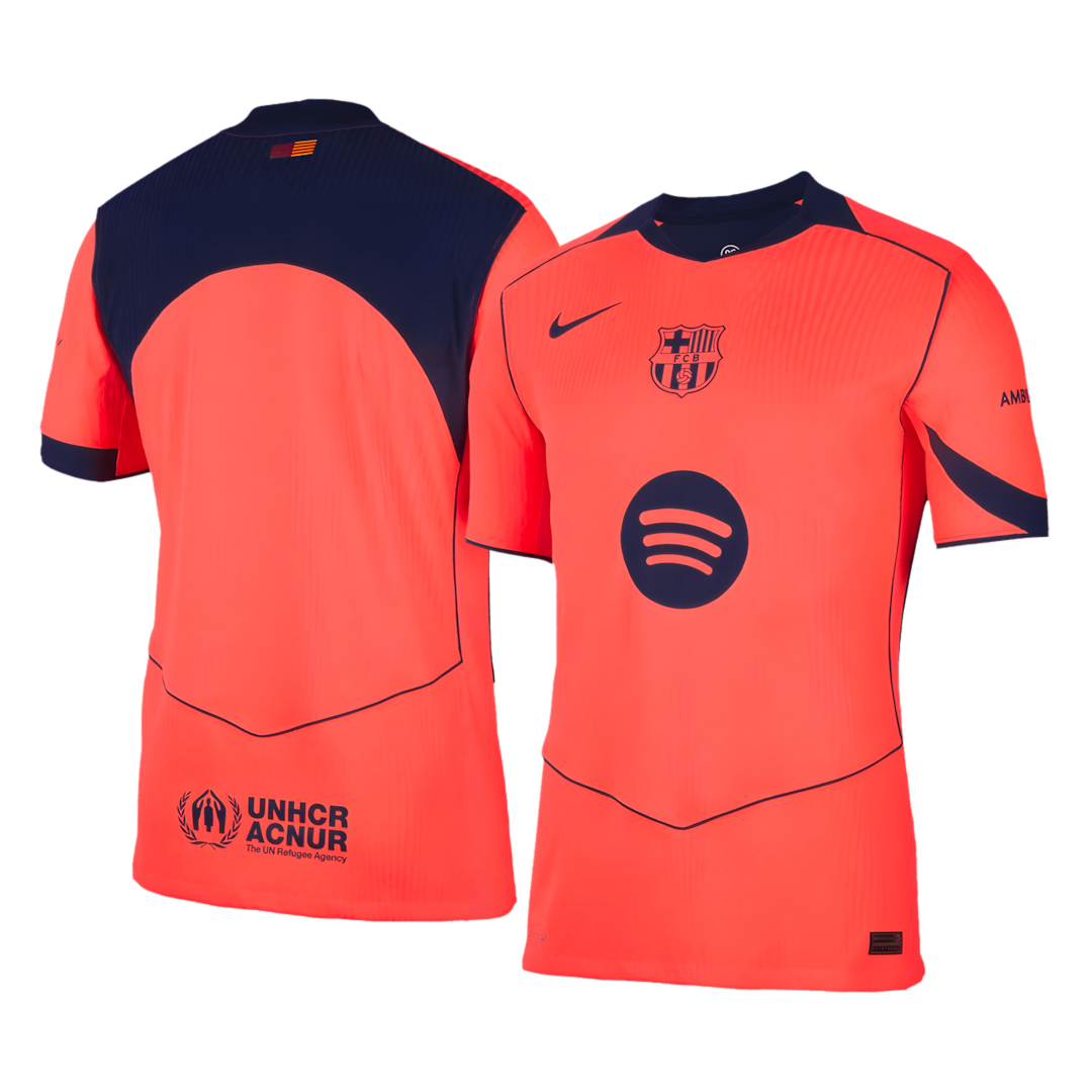 Barcelona 2025-2026 Third Away Short Sleeve Football Jersey, Player Version