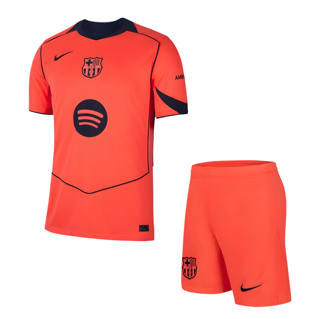 Barcelona 2025-2026 Third Away Football Set, Fan Version
