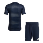25-26 Season Real Madrid Away Football Jersey Kit, Classic Black and Blue Colorway