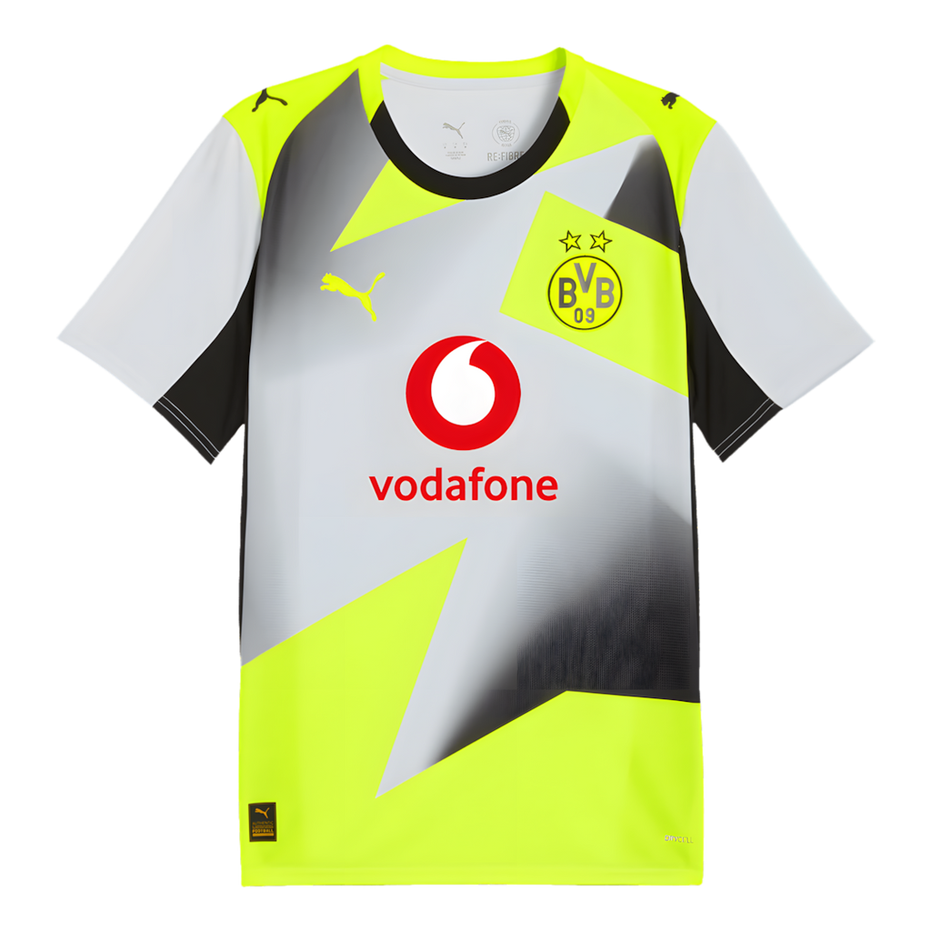 Borussia Dortmund 2025-2026 Away Football Jersey, Fan Version