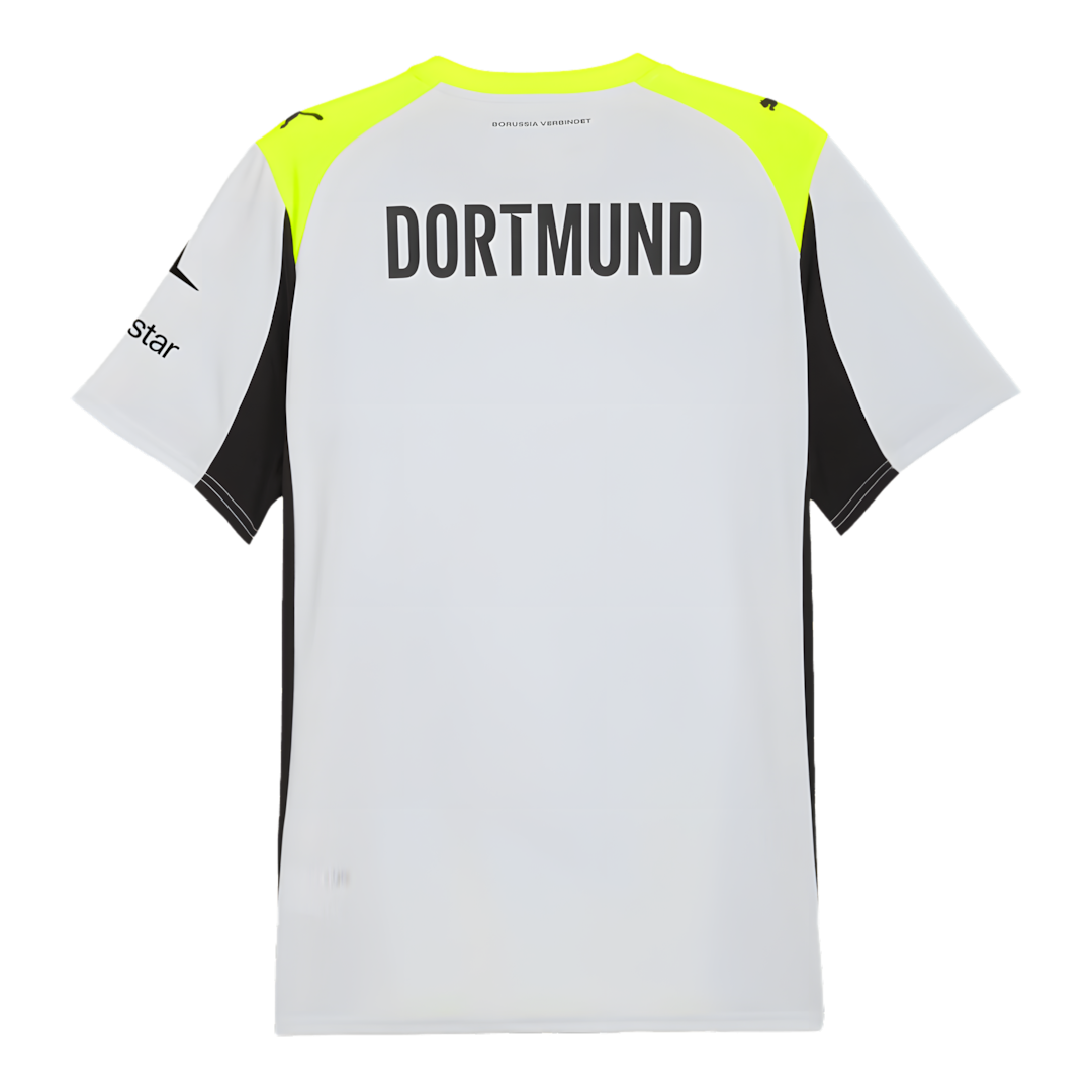 Borussia Dortmund 2025-2026 Away Football Jersey, Fan Version