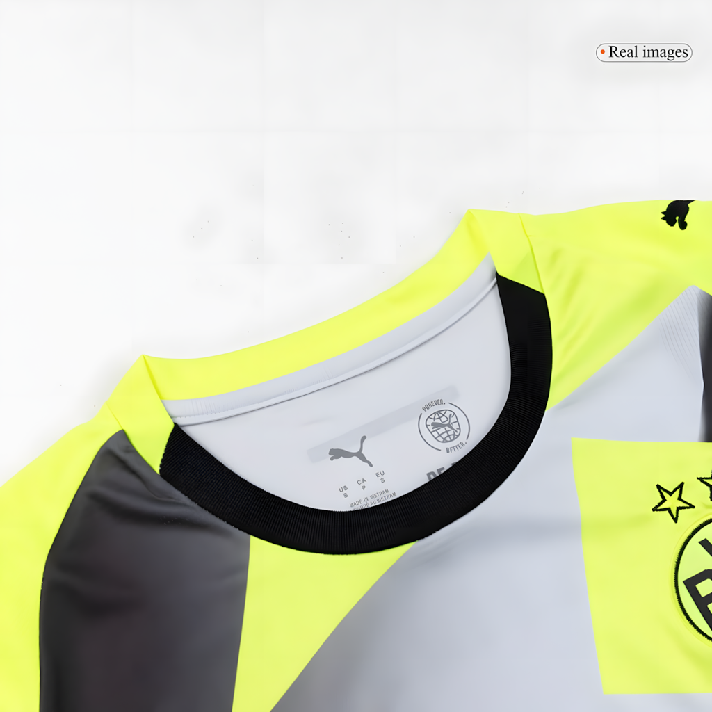 Borussia Dortmund 2025-2026 Away Football Jersey, Fan Version