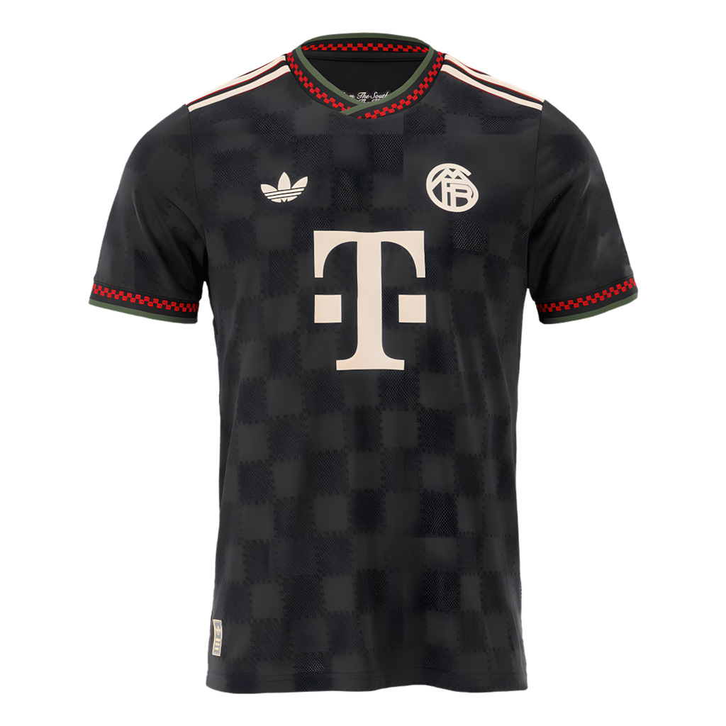 Bayern Munich 2025-26 Champions League Short Sleeve Football Jersey, Player Version