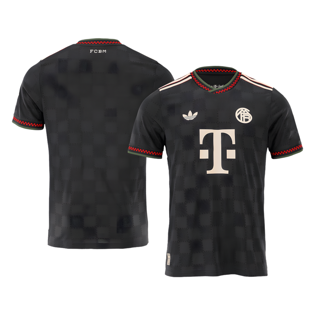Bayern Munich 2025-26 Champions League Short Sleeve Football Jersey, Player Version