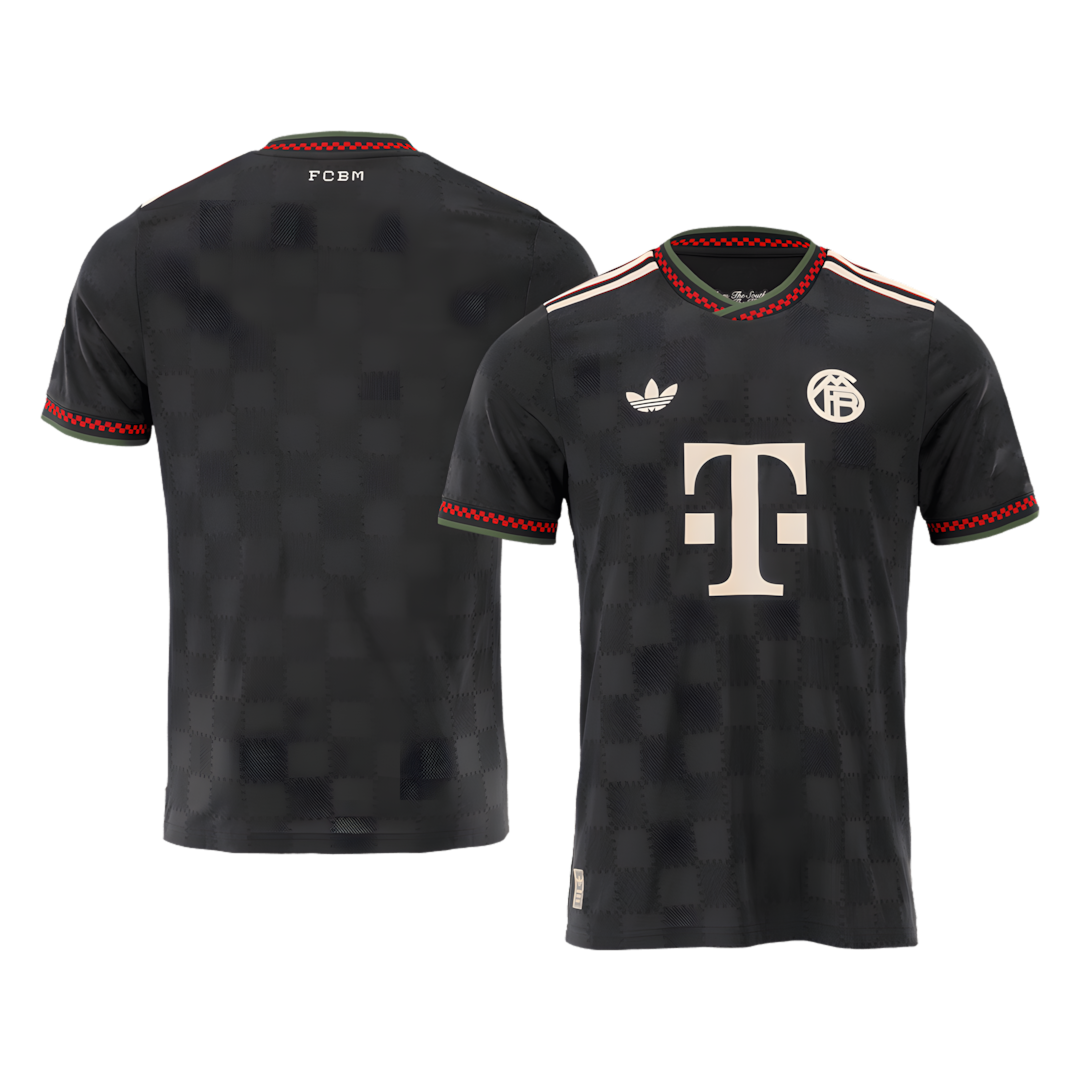 Bayern Munich 2025-26 Champions League Short Sleeve Football Jersey, Player Version