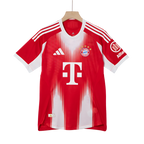 Bayern Munich 2025-26 Home Short Sleeve Football Jersey, Classic Red & White Player Version
