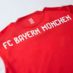 Bayern Munich 2025-26 Home Short Sleeve Football Jersey, Classic Red & White Player Version