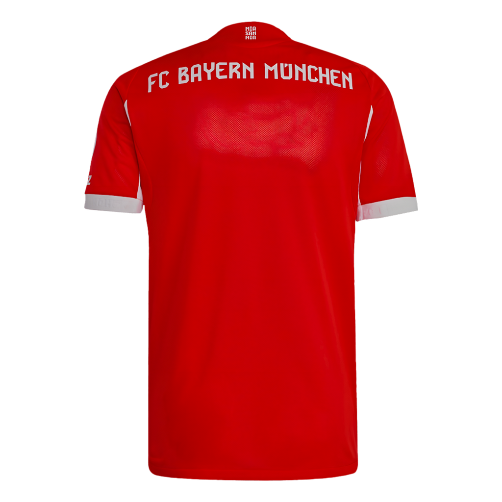 Bayern Munich 2025-26 Home Short Sleeve Football Jersey, Classic Red & White Player Version