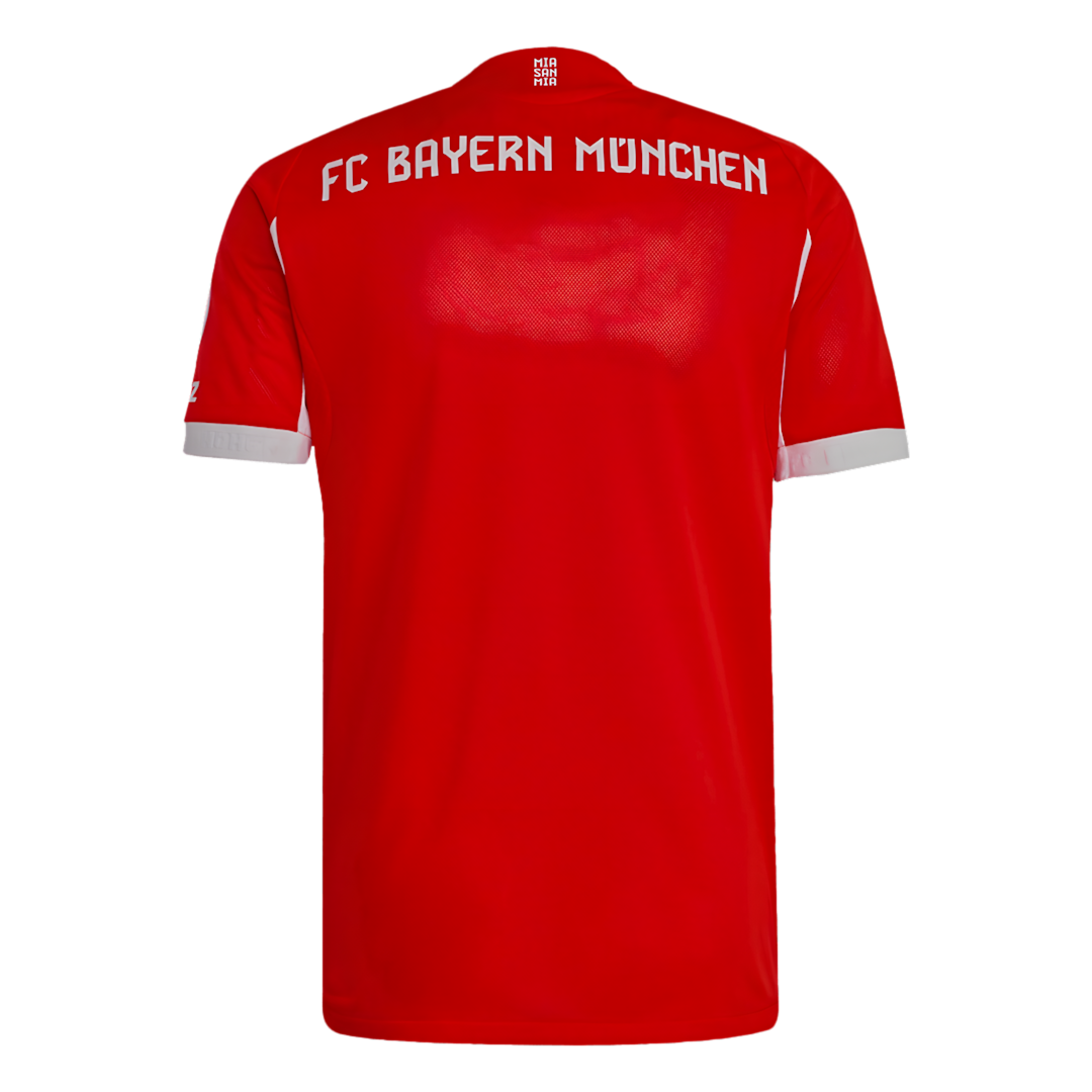 Bayern Munich 2025-26 Home Short Sleeve Football Jersey, Classic Red & White Player Version