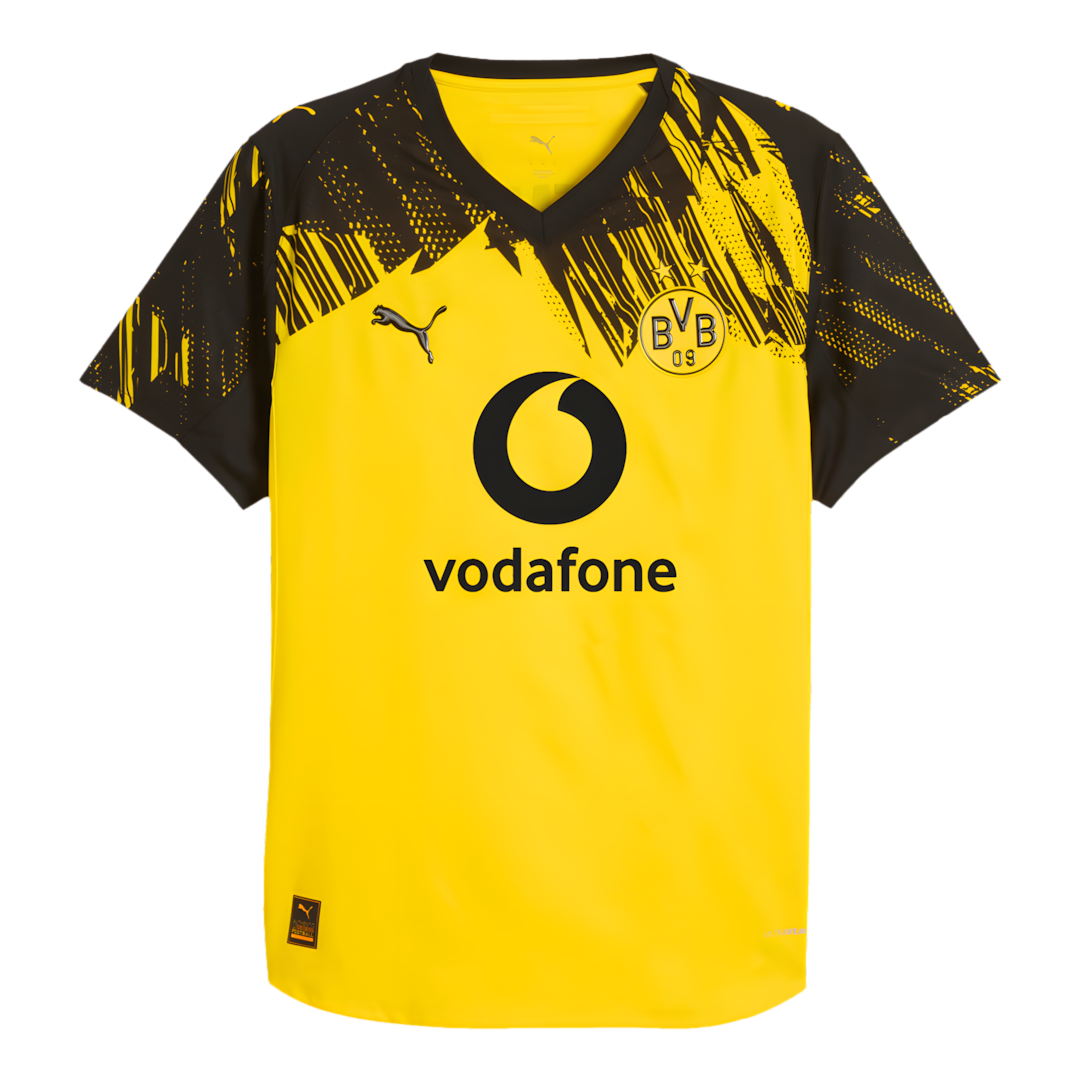 Borussia Dortmund 2025-26 Yellow Home Football Jersey, Fan Version
